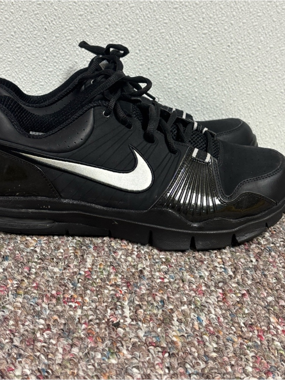 Nike Air Trainer 1 Sneakers Mens Cross Training Gym Casual Shoes Size 9.5 Black